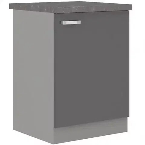 Kuchynské skrinky stojace Skrinka do kuchyne Grey 60d 1f bb