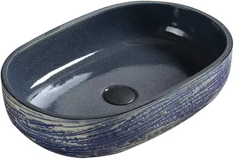 Umývadlá MEXEN - Alita umývadlo na dosku 58x39 cm Modrá 22045866