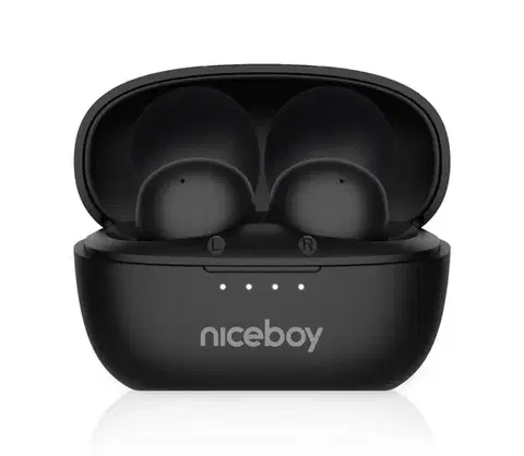 Predlžovacie káble Niceboy Podsie 4 POP - Bezdrôtové slúchadlá 400 mAh + 2x 40 mAh IPX4 čierna podsie-4-pop-black