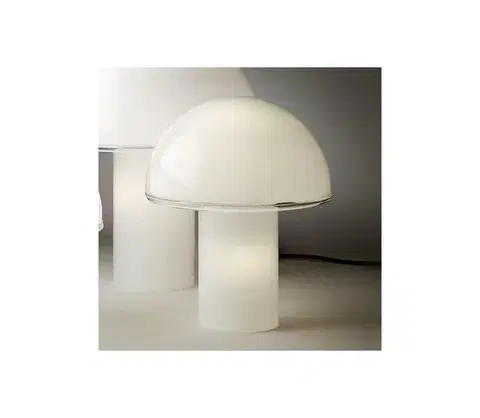 Lampy Artemide A006300 - Stolná lampa ONFALE 1xE14/5W/230V + 1xE27/13W biela A006300