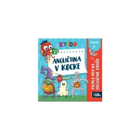 Vedomostné a edukatívne hry Albi Kvído: Angličtina v kocke