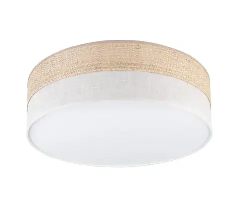 Svietidlá  Stropné svietidlo SIRJA BOHO 2xE27/15W/230V pr. 45 cm béžová/krémová LM-2.296/KREM