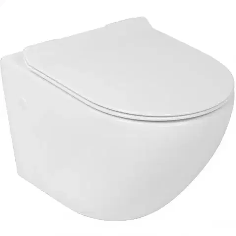 Sanitárna keramika WC Misa bez goliera Sofi G02  s voľne-padajúcim sedátkom