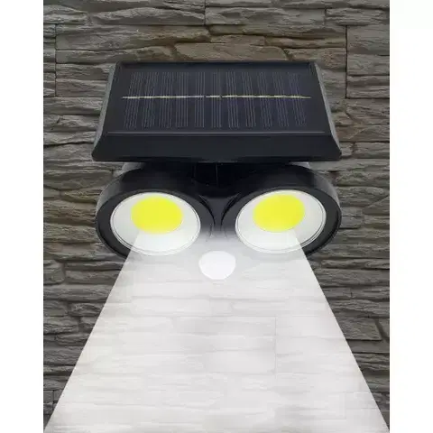 Záhradné lampy solárne Solárna nástenná lampa TR378