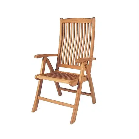 Záhradné stoličky a kreslá Záhradné polohovateľné kreslo RIVIERA (teak)