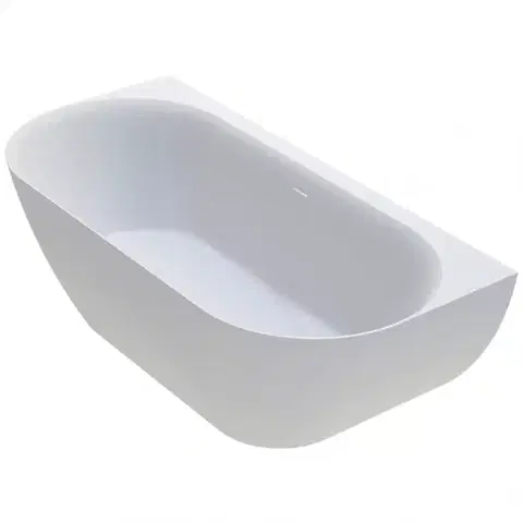 Voľne stojace vane Vaňa Lesla 168x82 konglomerát biela matná