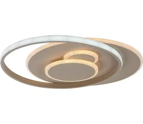 Svietidlá Rabalux 71465 - LED stmievateľné stropné svietidlo BRANTIEL 57W/230V 3000-6000K 48,5x40 cm + diaľkový ovládač 71465