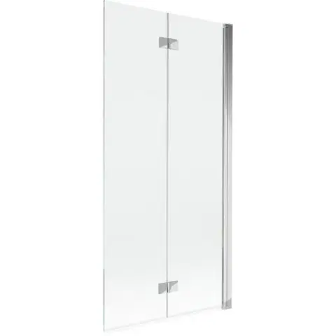 Sprchové dvere MEXEN - MIST vaňová zástena 90x150 cm 6mm 2-s, chróm, číra, pravá 8A9-090-002-01-00-P