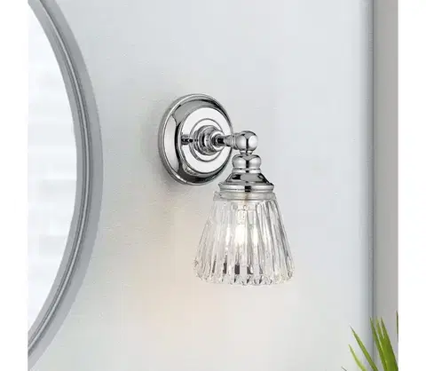 Svietidlá Elstead Quintiesse QN-KEYNES1-BATH-LED Kúpeľňové nástenné svietidlo KEYNES 1xG9/3W/230V IP44 chróm QN-KEYNES1-BATH