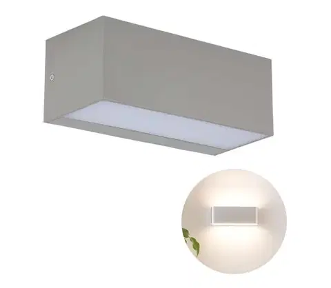 Svietidlá  LED Vonkajšie nástenné svietidlo LED/12W/230V 6400K IP65 218244