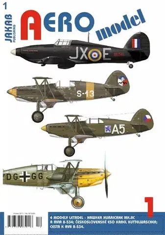 Armáda, zbrane a vojenská technika AEROmodel 1 - H.Hurricane Mk.IIC a B-534