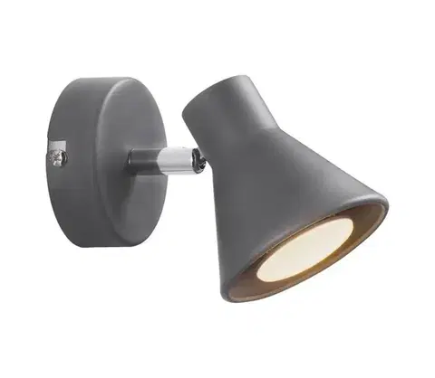Svietidlá Nordlux - Nástenné svietidlo EIK 1xGU10/35W/230V sivé 45761010