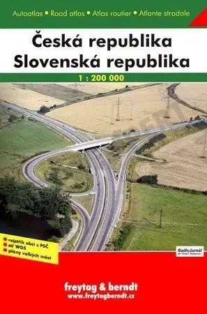 Slovensko a Česká republika Autoatlas ČR+SR 1:200 tis