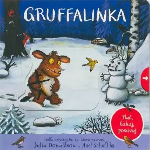 Leporelá, krabičky, puzzle knihy Gruffalinka - Julia Donaldson,Axel Scheffler