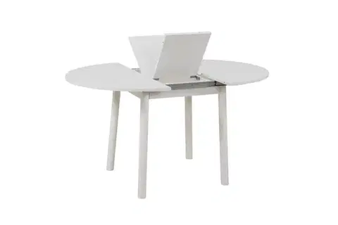 Jedálenské stoly Extendable Dining Table Oliver - White