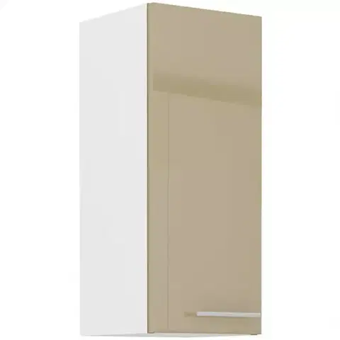 Kuchynské skrinky visiace Kuchynská skrinka Lara 30g-72 1f Mdf Cappucino lesk
