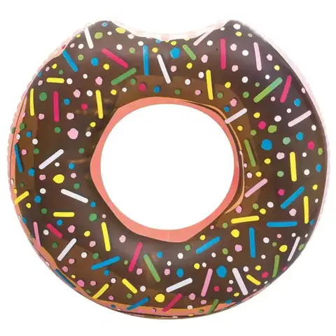 Zábava pri kúpaní Nafukovacie koleso na plávanie Donut 107 cm 36118