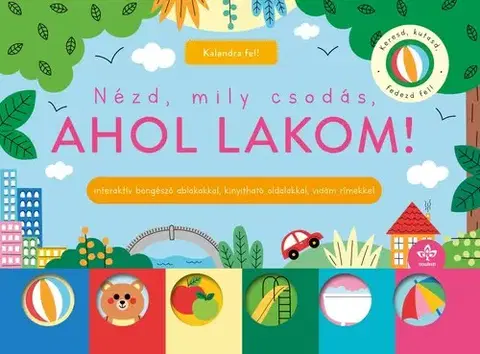 Leporelá, krabičky, puzzle knihy Nézd, mily csodás, ahol lakom! - Sarah Lock,Katalin Bogos
