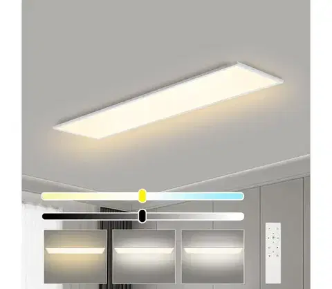 Svietidlá BRILAGI - LED stmievateľné svietidlo SLIMFRAME LED/58W/230V 120x30 cm biele + DO BRI180