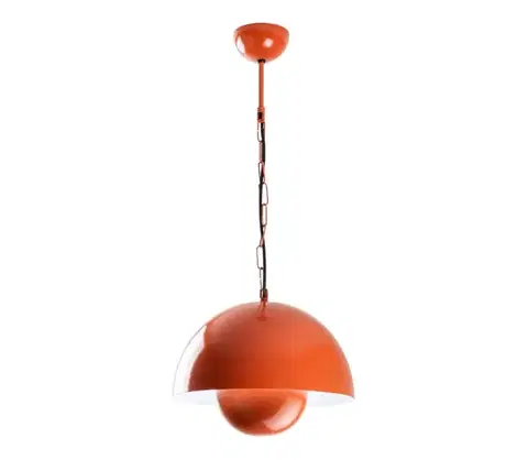 Svietidlá  Luster na lanku KURE 1xE27/40W/230V oranžová 892OPV2039