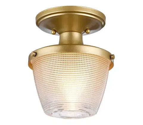 Svietidlá Elstead Quoizel QZ-DUBLIN-SF-PNBR - Kúpeľňové svietidlo DUBLIN 1xE27/40W/230V IP44 zlatá QZ-DUBLIN-SF-PNBR