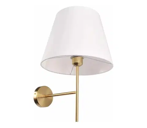 Svietidlá  Nástenná lampa ELENA 1xE27/20W/230V biela 325495