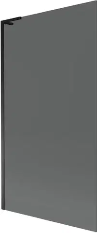 Sprchové dvere MEXEN/S - Next L vaňová zástena FIX 100 x 150, grafit, čierna 895-100-000-03-40-70