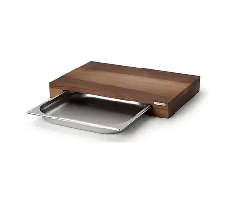 Dosky na krájanie Continenta C4211 - Kuchynská doska na krájanie s misou 48x32,5 cm orech C4211