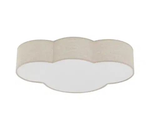 Svietidlá BRILAGI - Detské stropné svietidlo NIMBUS 4xE27/15W/230V 46x63 cm béžová 11232