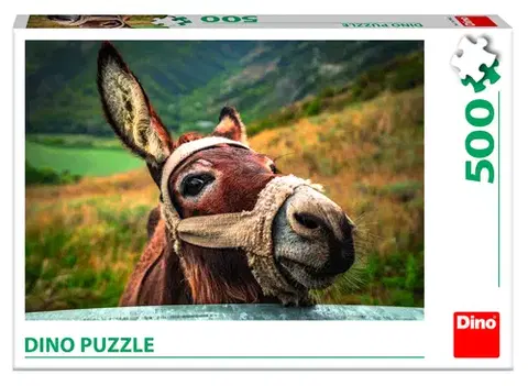 500 dielikov Dino Toys Puzzle Oslík 500 Dino