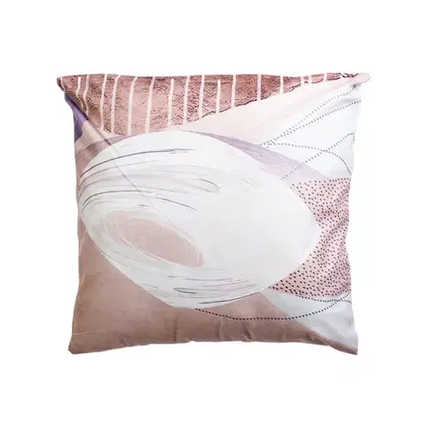 Dekoračné obliečky Dekoračná obliečka 45x45cm Jewell Hnedo biela TiaHome