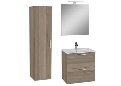 Kúpeľňový nábytok Kúpeľňová zostava s umývadlom 60 cm vrátane umývadlovej batérie, vtoku a sifónu VitrA Mia cordoba KSETMIA60C KSETMIA60C