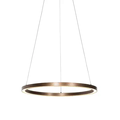 Závesné svietidlá Závesné svietidlo bronzové 60 cm vrátane LED 3-stupňovo stmievateľné - Girello