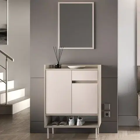 Predsieňový nábytok Predsieňový nábytok VOCO I kašmír/dub cremona