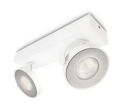 Svietidlá Philips 53172/31/16- LED Stmievateľné svietidlo MYLIVING CLOCKWORK 2xLED/4,5W/230V 53172/31/16