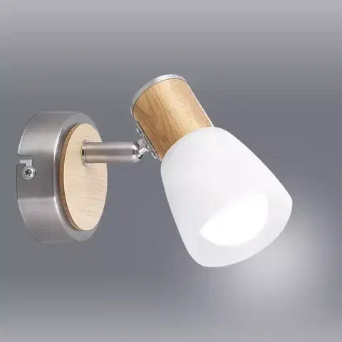 Moderné lampy do obývačky Nástenné bodové svietidlo Gavin 6486 chróm LS1