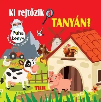 Leporelá, krabičky, puzzle knihy Ki rejtőzik a tanyán? - Szövetkönyv