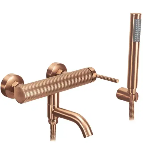 Kúpeľňové batérie REA - Vaňová nástenná batéria Argon Brush Copper REA-B2091