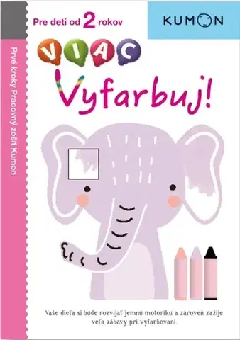 Nalepovačky, vystrihovačky, skladačky VIAC - Vyfarbuj!