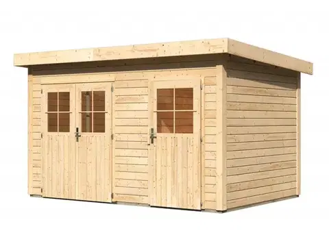 Zahradné domčeky Drevený záhradný domček 364 x 244 cm Dekorhome