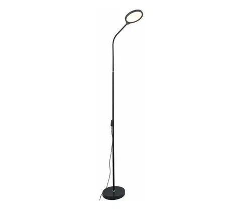 Lampy Zuma Line SM-609-BL- LED Stmievateľná stojacia lampa LED/10W/230V čierna SM-609-BL