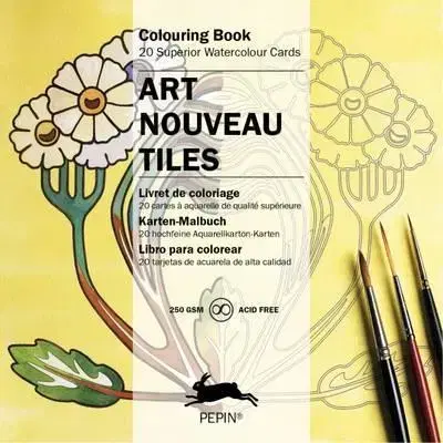 Hobby - ostatné Art Nouveau Tiles Coloring book - Roojen van Pepin