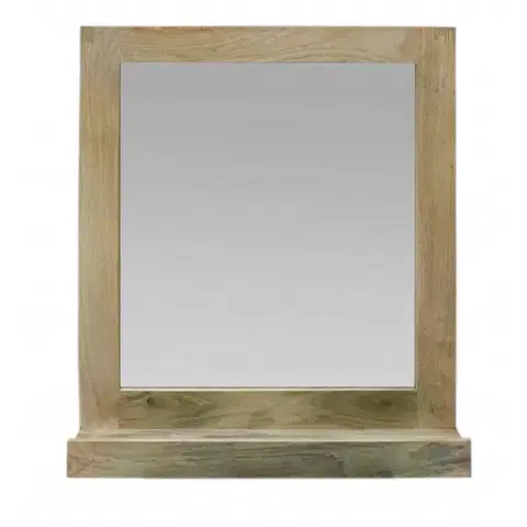 Zrkadlá Zrkadlo Hina 70x80 indický masív mango