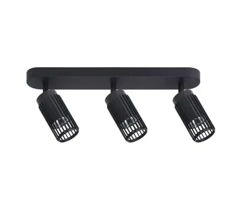 Svietidlá  Bodové svietidlo VERTICAL 3xGU10/8W/230V čierna ML0296