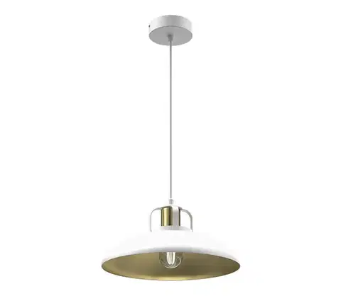 Svietidlá  Luster na lanku FELIX 1xE27/60W/230V biela MLP7704