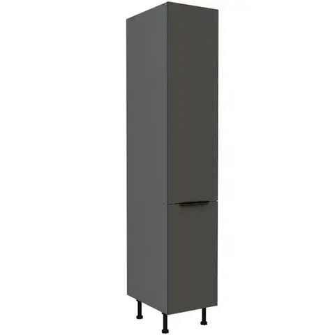 Kuchynské skrinky stojace Kuchynská skrinka Aria-Gr/Ant Anti Fingerprint 40dk-215 2f