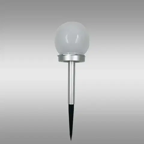 Solárne dekoračné lampy Solárna lampa GUĽA 10CM SILVER EKO0611