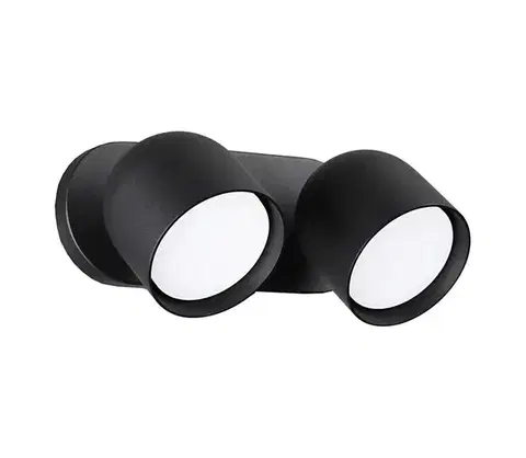 Svietidlá Ideal Lux - LED Nástenné bodové svietidlo DODO 2xGX53/9W/230V čierna 327938