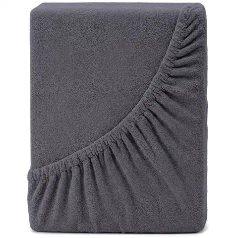 Plachty 4Home froté prestieradlo Ideál antracit, 200 x 200 cm