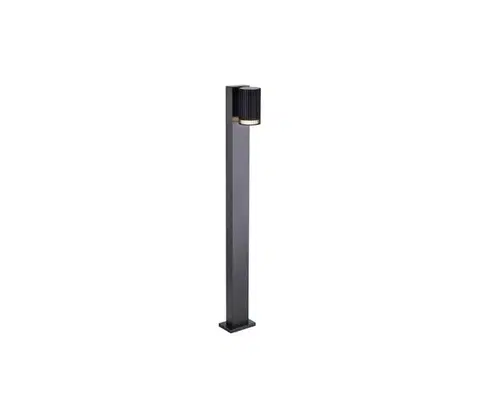 Záhradné lampy  Vonkajšia lampa 1xGU10/10W/230V IP44 80 cm čierna 24309